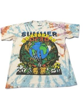 Online Ceramics 2019 Dead & Co Summer Tour Shirt Size L Rainforest Dead Tie-Dye